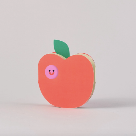 Apple Fold Out Kid's Birthday Card