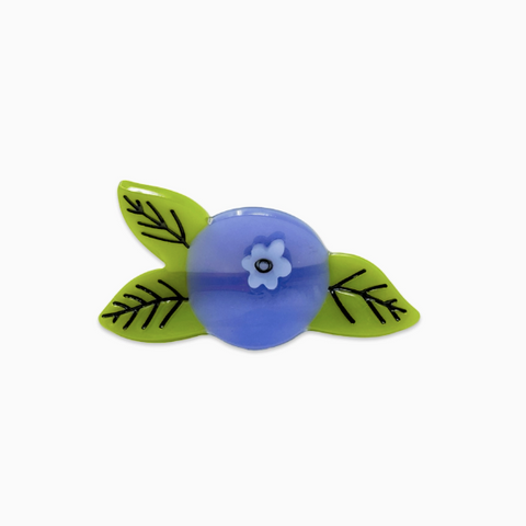 Mini Blueberry Hair Claw Clip by Jenny Lemons