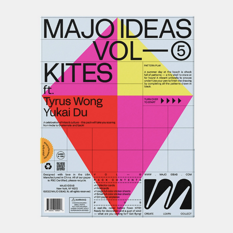 MAJO IDEAS Kites Sticker Based Art Pack - Vol 5