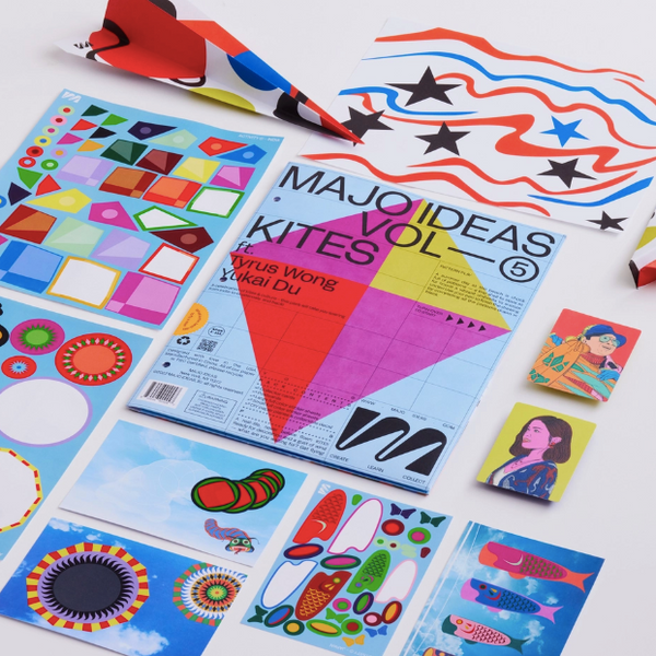 MAJO IDEAS Kites Sticker Based Art Pack - Vol 5