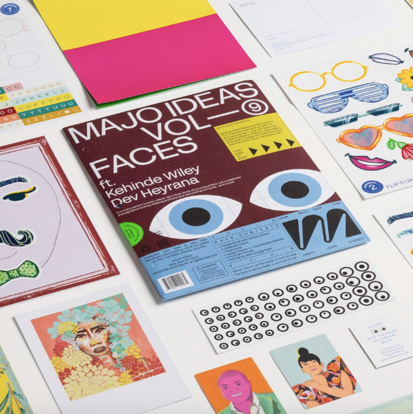Faces Sticker Based Art Pack - Vol 9