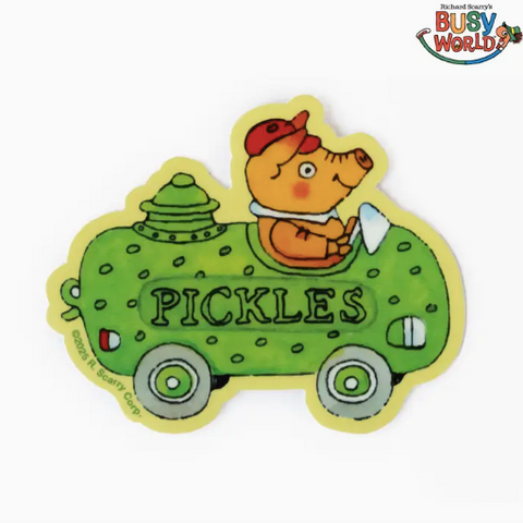 3P4 X Richard Scarry® - Pickle Car Sticker