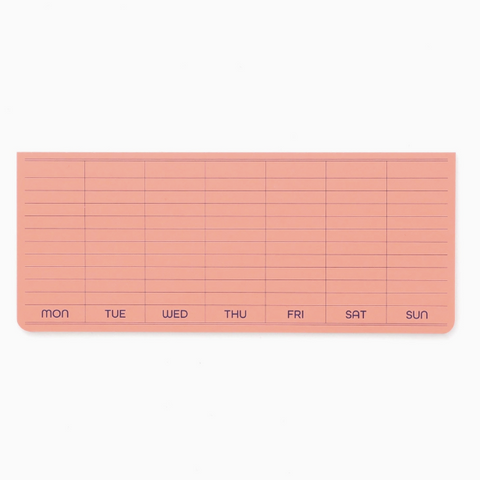 Weekly Sticky Memo Pad  by Penco