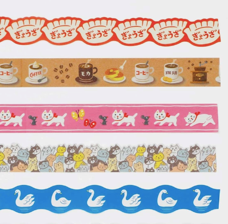 Retro Washi Tape - swan