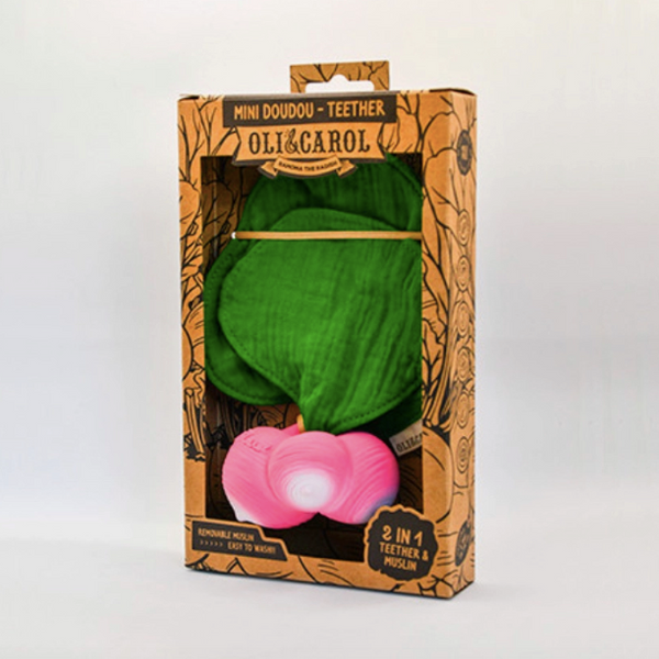 Oli & Carol Ramona the Radish Mini Doudou Teether