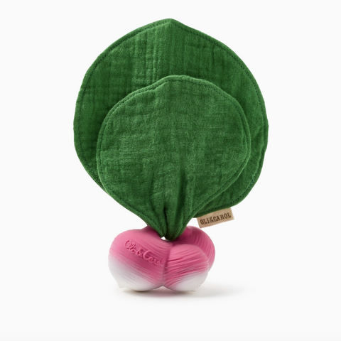 Oli & Carol Ramona the Radish Mini Doudou Teether