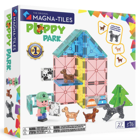 MAGNA-TILES Puppy Park - 27 piece set