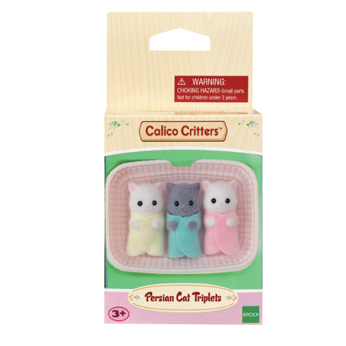 Calico Critters Persian Cat Triplets