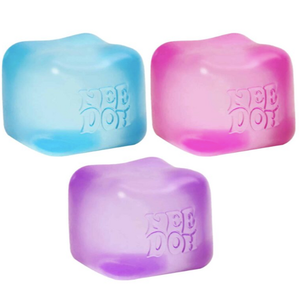 NeeDoh Nice Ice - 2.25" cube (assorted colors)