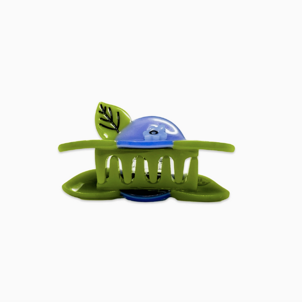 Mini Blueberry Hair Claw Clip by Jenny Lemons
