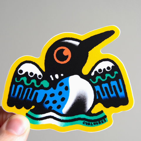 Loon Vinyl Sticker