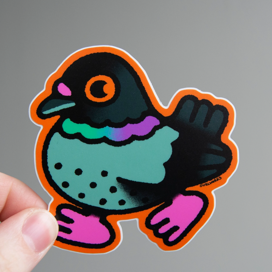 Pigeon Vinyl Sticker