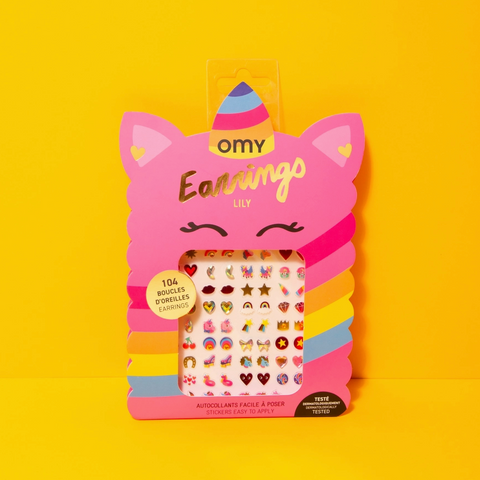 Kids Sticker Earrings - Unicorn