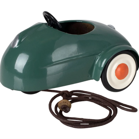 Maileg Car, Mouse in Dark Green