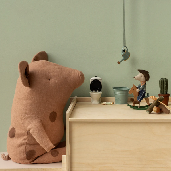 Maileg Truffle Pig, Big in Vintage Rose