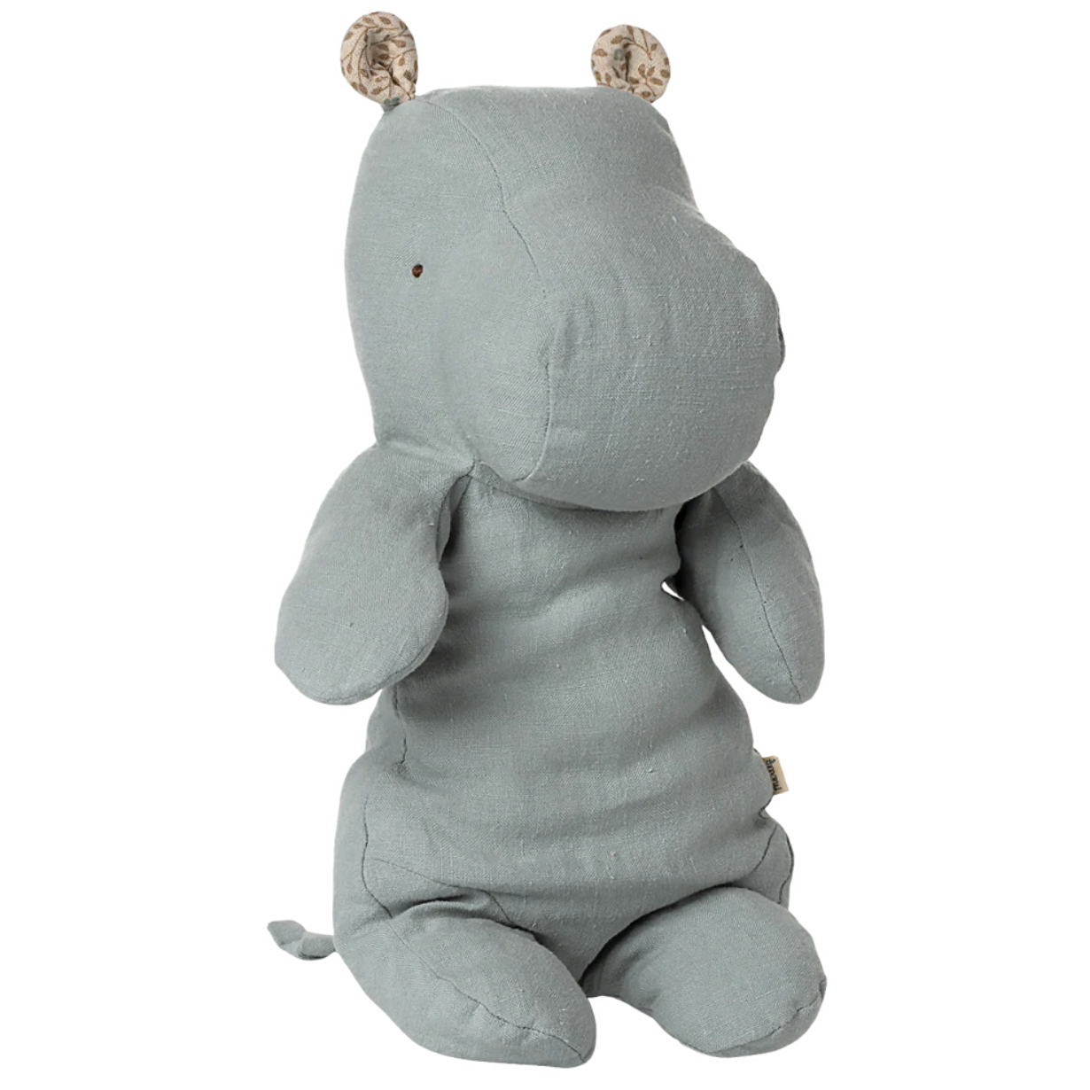Maileg Medium Hippo in Blue Gray
