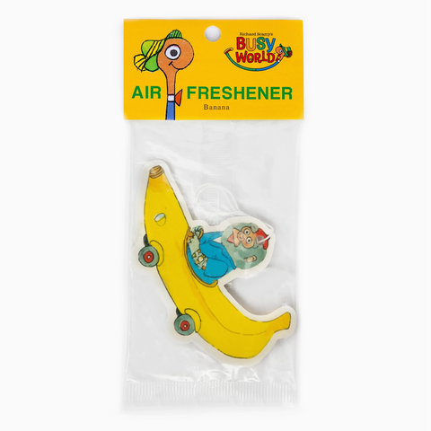 3P4 X Richard Scarry® - Banana Car Air Freshener