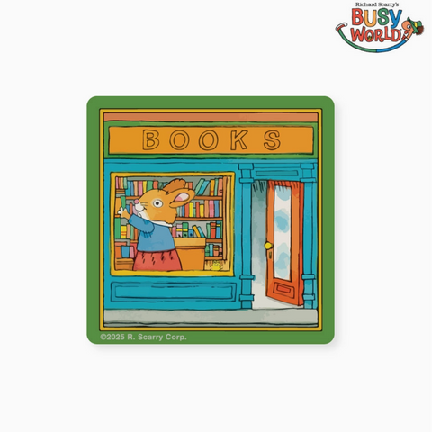3P4 X Richard Scarry® - Bookstore Sticker