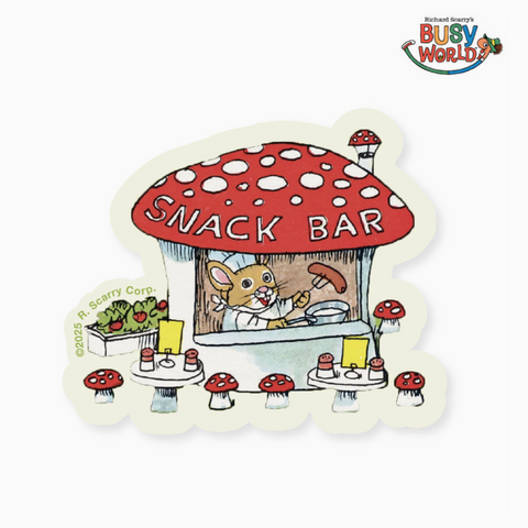 3P4 X Richard Scarry® - Snack Bar Sticker