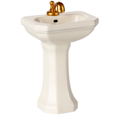 Maileg Mouse Bathroom Sink - off white
