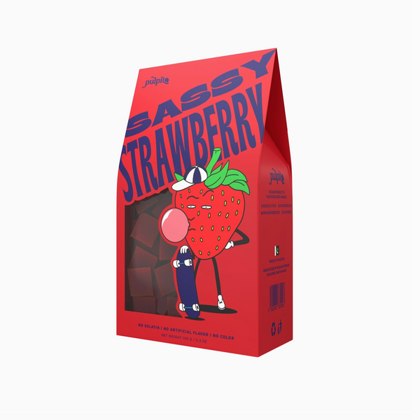 Sassy Strawberry - Natural Fruit Snacks - Dried Fruit Bites