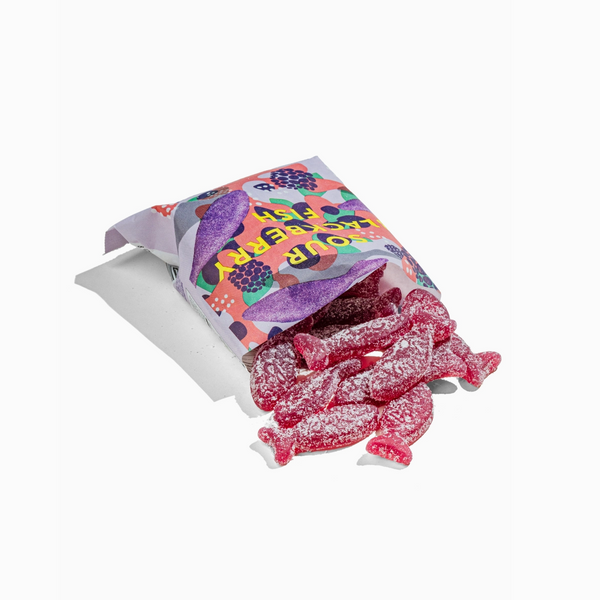 Sour Blackberry Fish - Swedish Candy
