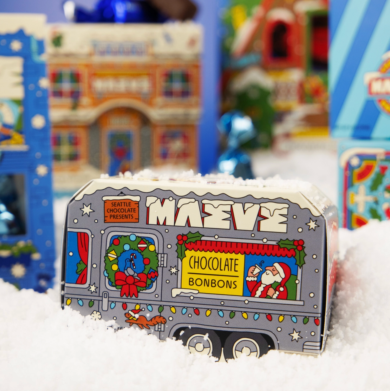 Holiday - Santa's Camper Bonbon Box