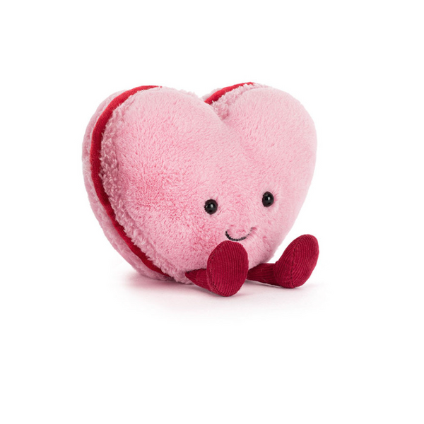 Amuseables Colette Heart Macaron (pink) by Jellycat