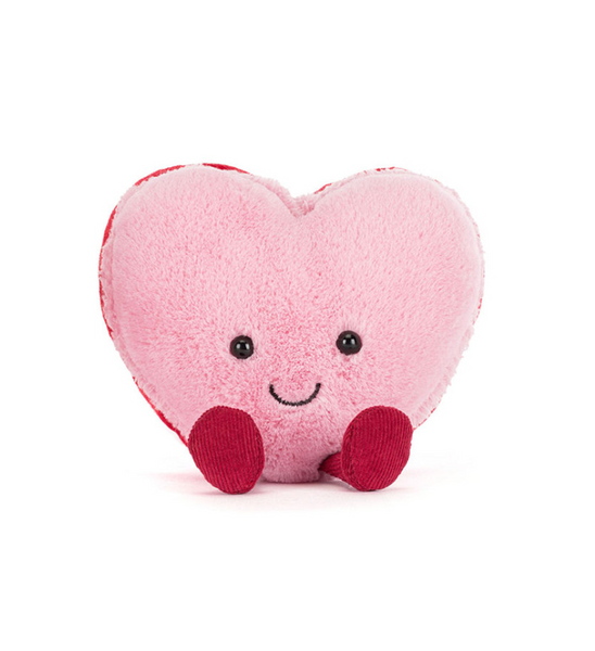 Amuseables Colette Heart Macaron (pink) by Jellycat
