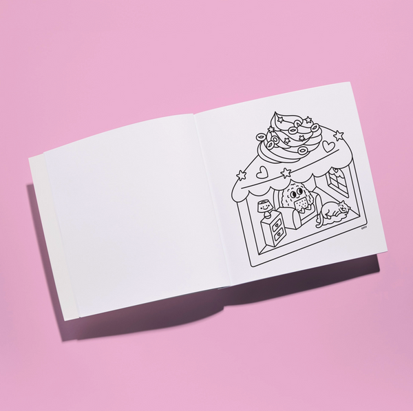 Cozy Art Coloring Book - Kawaii