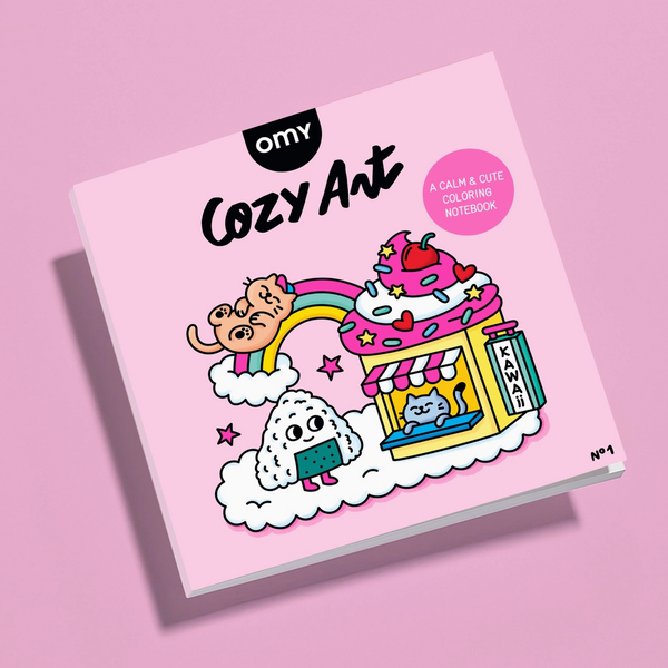 Cozy Art Coloring Book - Kawaii