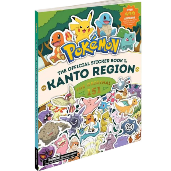 Pokémon The Official Sticker Book of the Kanto Region: The Original 151