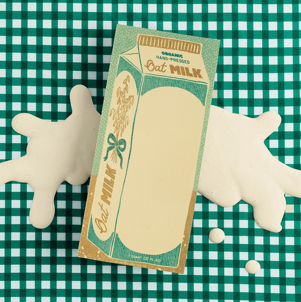 Oat Milk - Risograph Notepad