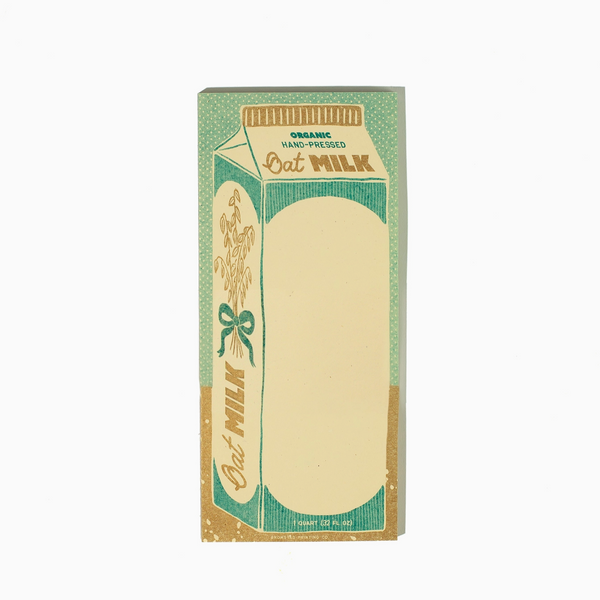Oat Milk - Risograph Notepad