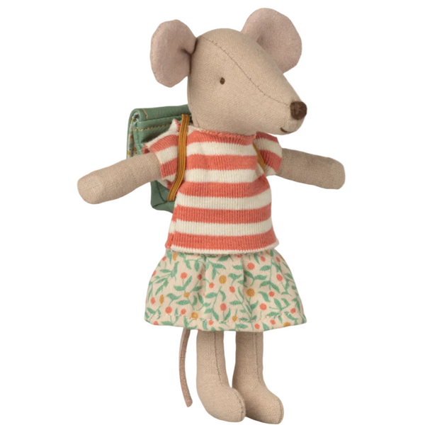 Clothes and Bag for Big Sister Mouse - Green