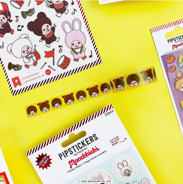 Monchhichi Girl & Boy Washi by Pipsticks