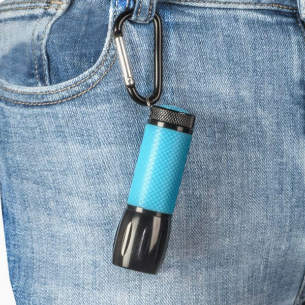 Bright Uv Led Flashlight, with Glow-in-The-Dark Rubber Grip