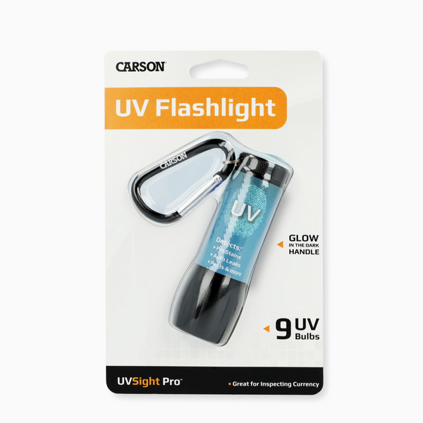 Bright Uv Led Flashlight, with Glow-in-The-Dark Rubber Grip