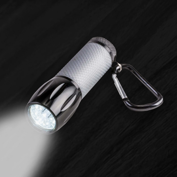 Bright Uv Led Flashlight, with Glow-in-The-Dark Rubber Grip