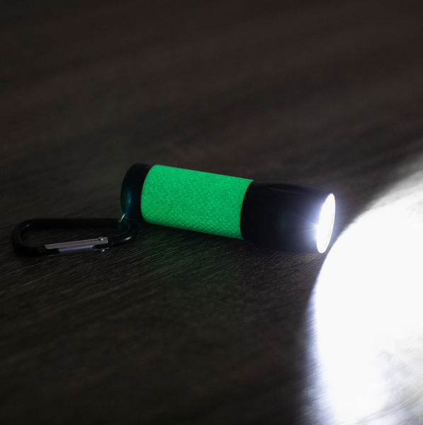Bright Uv Led Flashlight, with Glow-in-The-Dark Rubber Grip