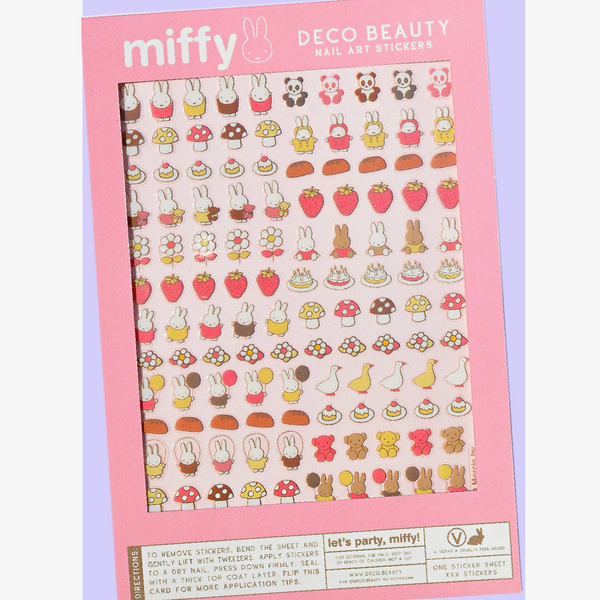 Let’s Party Miffy Nail Art Stickers