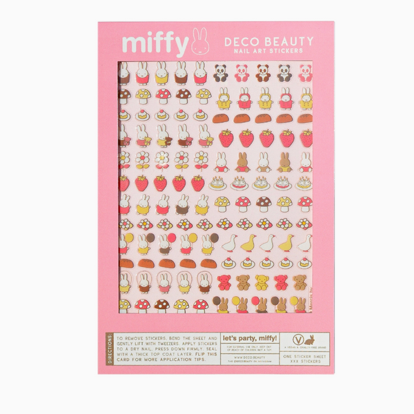 Let’s Party Miffy Nail Art Stickers