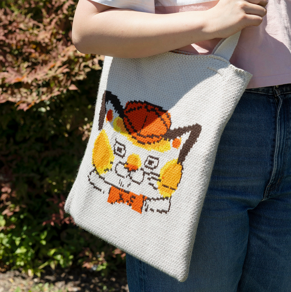 3P4 X Richard Scarry® - Huck Cat Knit Tote