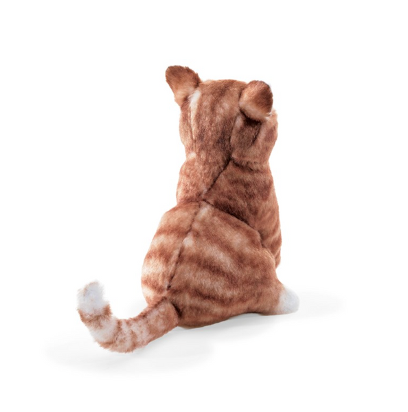 Mini Orange Tabby Cat Finger Puppet