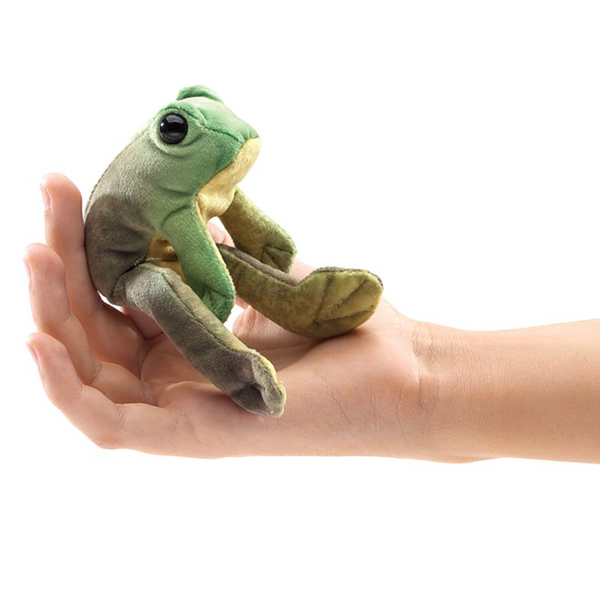 Mini Sitting Frog Finger Puppet