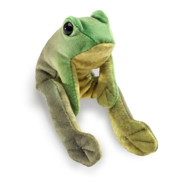 Mini Sitting Frog Finger Puppet