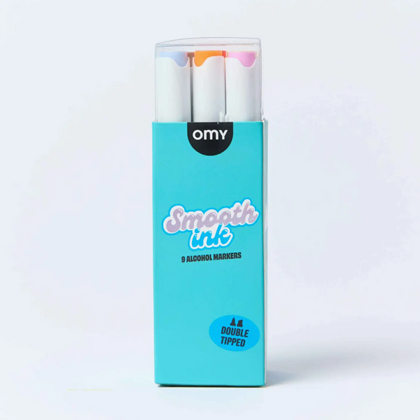 9 Smooth Ink Alcohol Markers