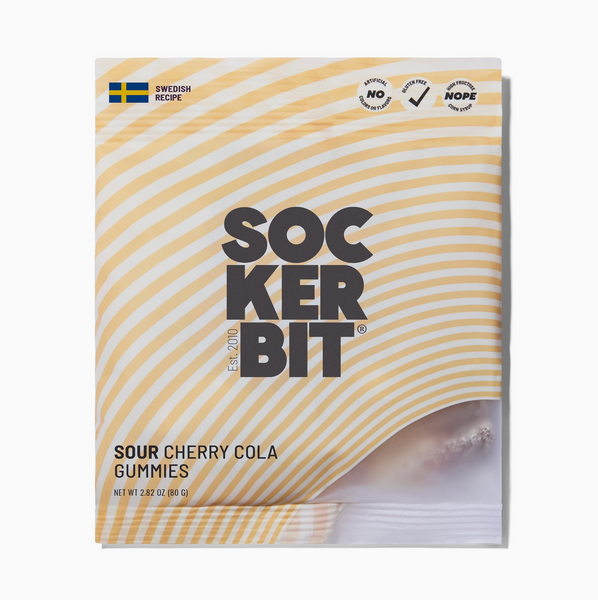 Sour Cherry Cola Gummies Swedish Candy Bag