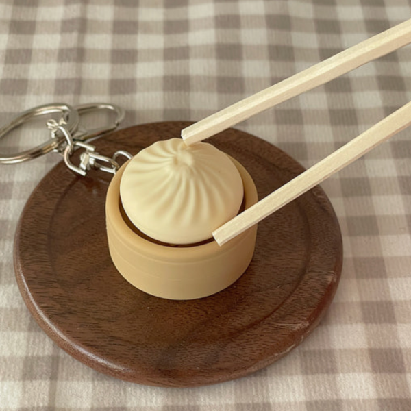 Original Dumpling Clicker Keyring – Mini Stress Relief Figet