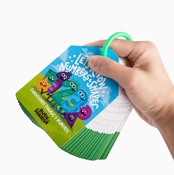 Let’S Know: Number & Shapes – Bilingual Flashcards For Kids